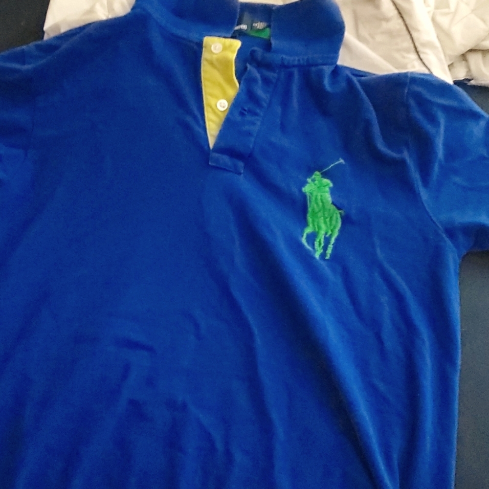 Lot of 2 Ralph Lauren big pony polos L